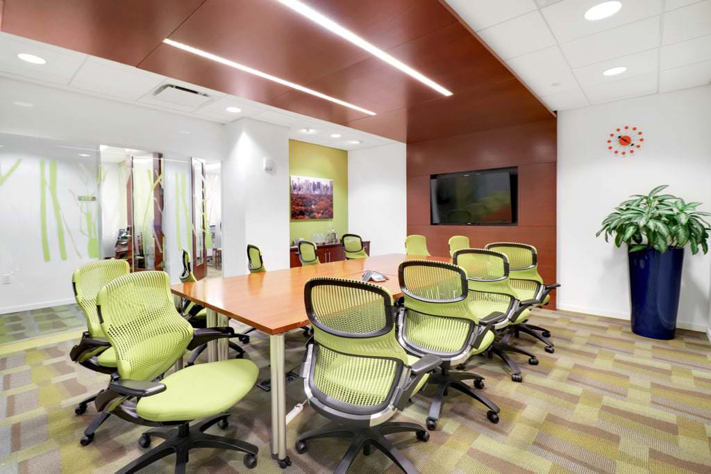 Large conference room at Central Park coworking space