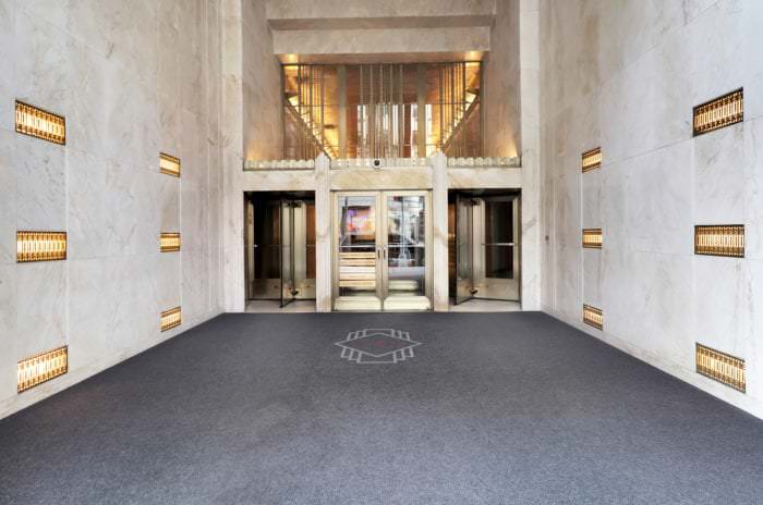 Main entrance at Carr Workplaces Central Park location
