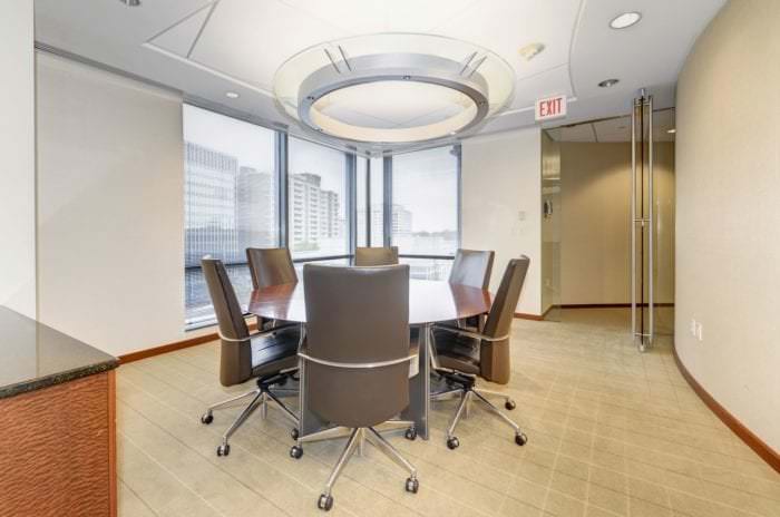 Small meeting room at Carr Workplaces Chevy Chase location
