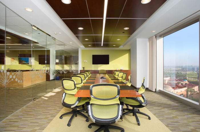 Modern conference space in the Spectrum Center