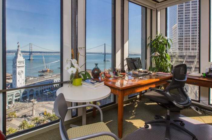 Gorgeous serviced office space with a view of San Francisco