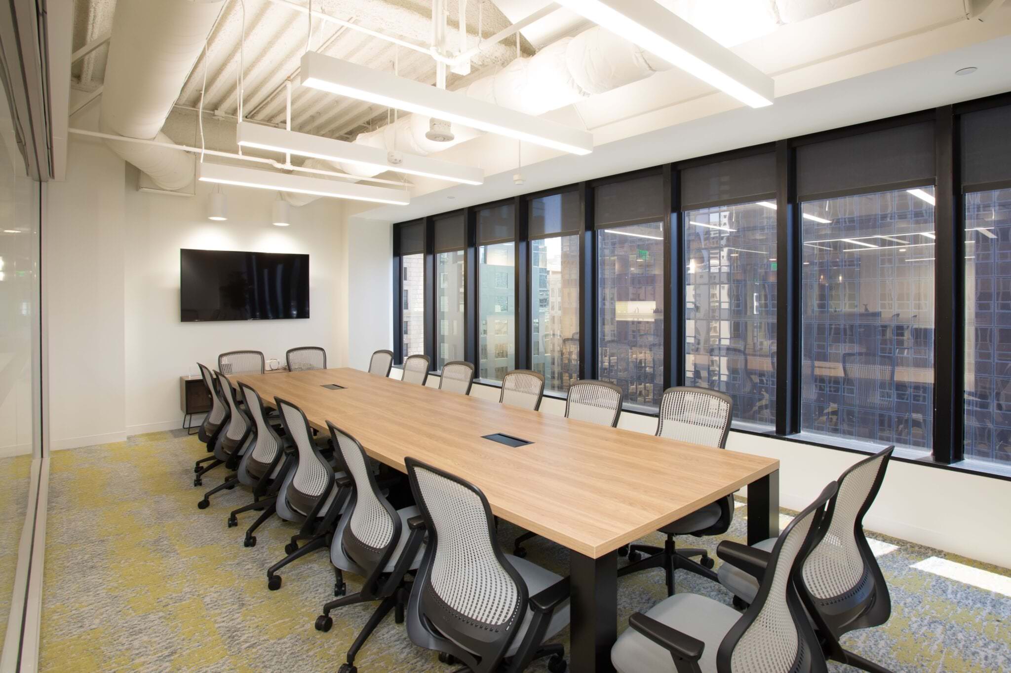 Large meeting room at Carr Workplaces Los Angeles