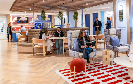 Carr Workplaces community lounge
