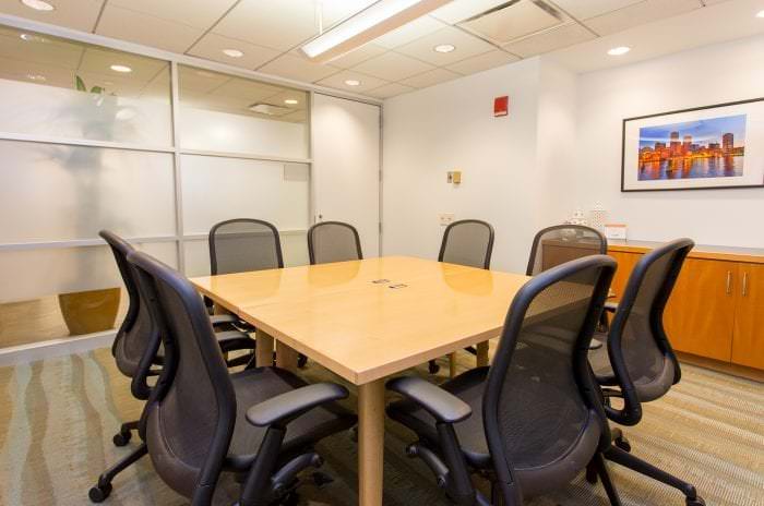Small meeting space in Boston Financial District