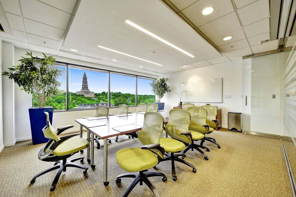 Large Alexandria meeting room at Carr Workplaces King Street location