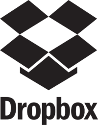 Dropbox logo black and white - a Carr Workplaces client!