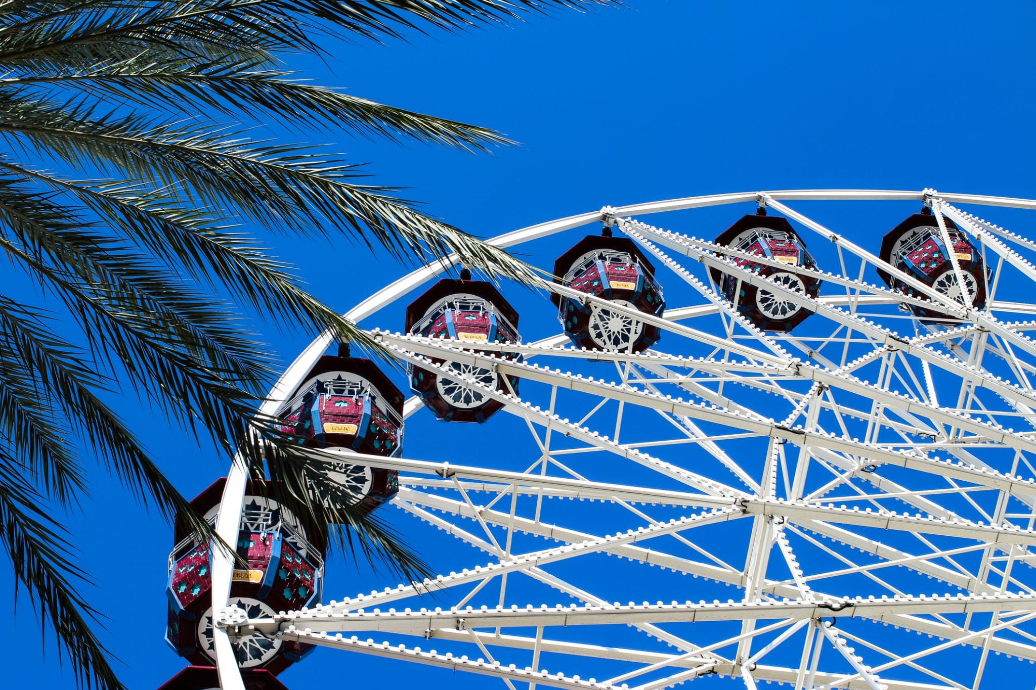 Ferris wheel near our Spectrum virtual office location at Irvine Spectrum, California